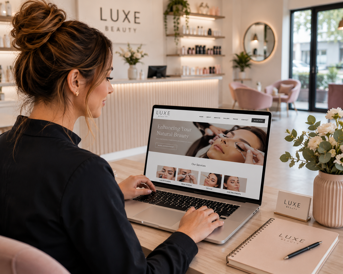 A website that books appointments